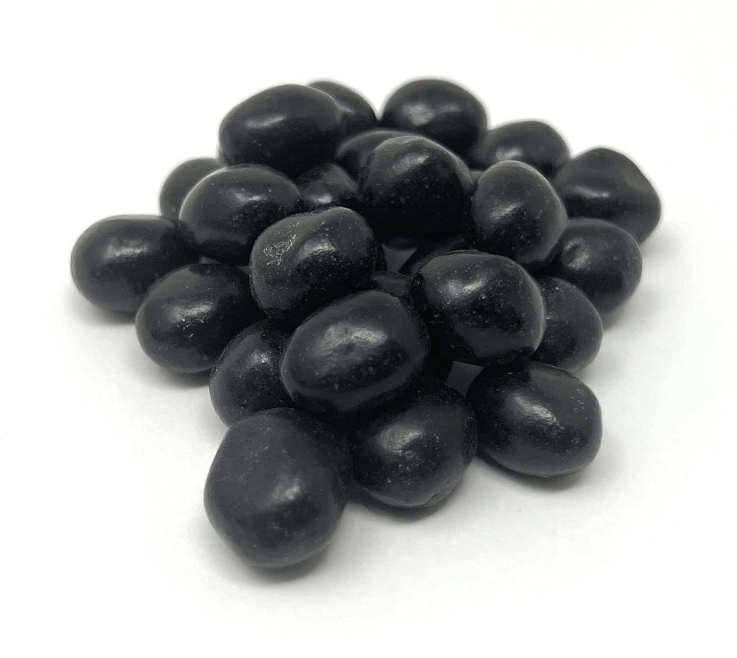 YANKEETRADERS Black Licorice Jelly Beans, Soft and Chewy, 4 Pound Bulk Bag