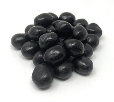 YANKEETRADERS Black Licorice Jelly Beans, Soft and Chewy, 4 Pound Bulk Bag