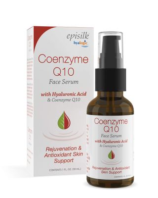 Hyalogic Episilk Coenzyme Q10 Serum wHyaluronic Acid for Collagen Support Visible Firming Facial Serum For Dry Skin Skin Rejuvenation - Antioxidant Serum (1 fl oz)