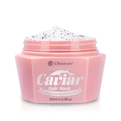 CNMOFAXIN Caviar Hair Mask, Enriched with Caviar Essence, Keratin, Herbal Extracts for Ultimate Shine Softness, Deep Conditioning Treatment for Dry or Damaged Hair, 11.8 fl ozSulfate-Free