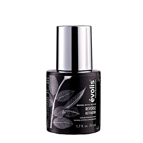 EVOLIS Reverse Activator Hair Growth Treatment - Keratin Treatment for Thinning Hair - Accelerates Hair Growth and Decreases Hair Fall - Hair Thickening Scalp Activator (1.7 fl oz)