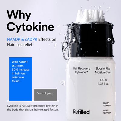 Hair-Recovery Cytokine Booster, 3.38 Fl.Oz.- Hair Regrowth Tonic for Thinning Hair, Hair Loss Treatment, Stimulates Follicles, Thicker, Stronger Hair (Moisture)