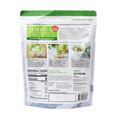 Ito En Matcha Green Tea, Japanese Matcha Powder, Unsweetened, 12 Oz