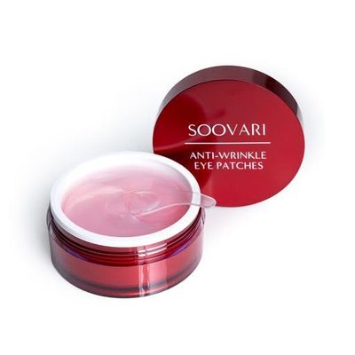 SOOVARI Moisturizing Carnosine Eye Mask, 60 pcs, Reduce Dark Circles, Puffy Eyes, Wrinkles, Under Eye Bags. Under Eye patches, Made in Korea