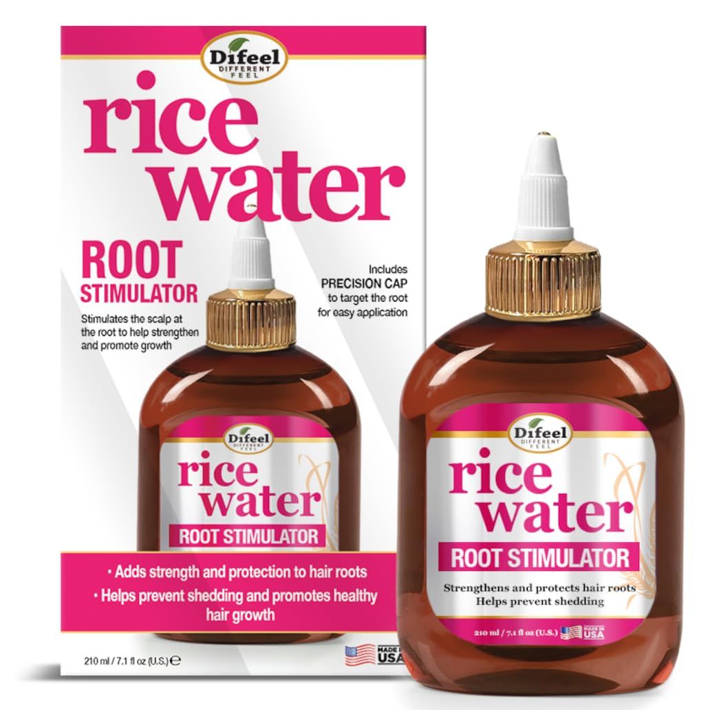 Difeel Rice Water Root Stimulator 7.1 oz. - Strengthens Hair Roots