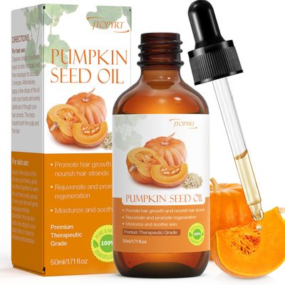 Jtopyrt Organic Pumpkin Seed Oil: Moisturing Dry Damaged Hair Hair Growth and Scalp Repair for all Hair Types 50ml