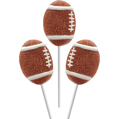 Fruidles Super Sports Ball Candy Basketball, Football, Soccer, and Baseball, Individually Wrapped Sport Variety Pack Football - (Pack of 12)