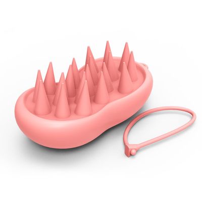 YalsFTY Silicone Scalp Massager Shampoo Brush - Ergonomic, Waterproof Scalp Scrubber for Hair Growth Dandruff Removal - Ideal for Wet Dry Hair Care
