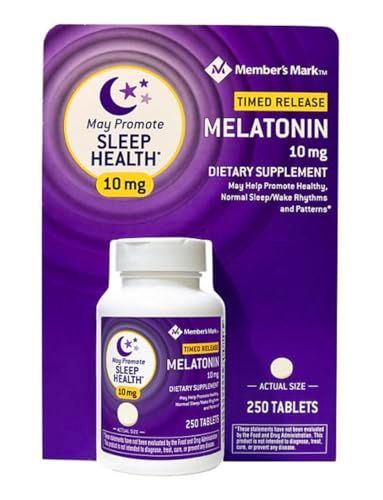 Member&#39;s Mark 10 mg Melatonin Dietary Supplement (250 ct.)