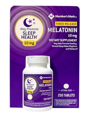 Member&#39;s Mark 10 mg Melatonin Dietary Supplement (250 ct.)