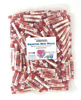 Yankee Traders Brand Candy Rolls, Smarties, 2 Pound