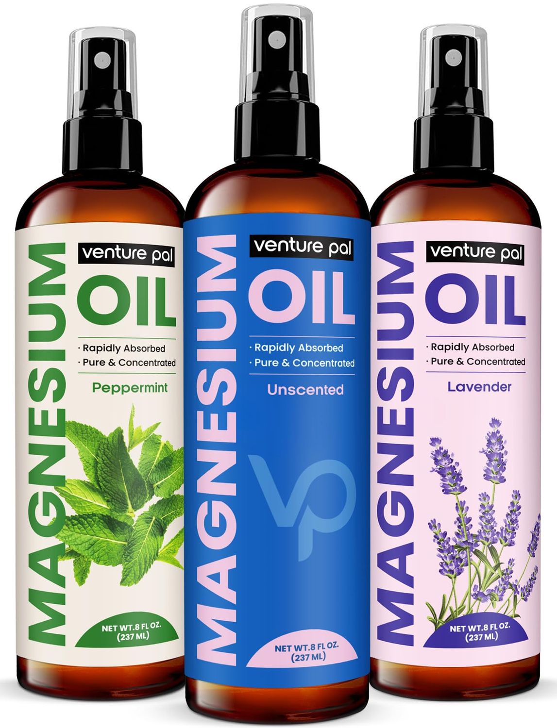 Venture Pal Magnesium Lotion, Topical Magnesium Cream - Sleep, Muscle Cramp and Relaxation, Moisturizing, Non-Greasy Supplement with Coconut Oil, Shea Butter Hyaluronic Acid, Safe for Kids