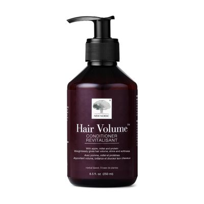 New Nordic Hair Volume Conditioner, Creamy Herbal Recipe to Weightlessly Hydrate, Volumize, Soften Shine, Vegan, Clean Ingredients, 8.5 Fl Oz