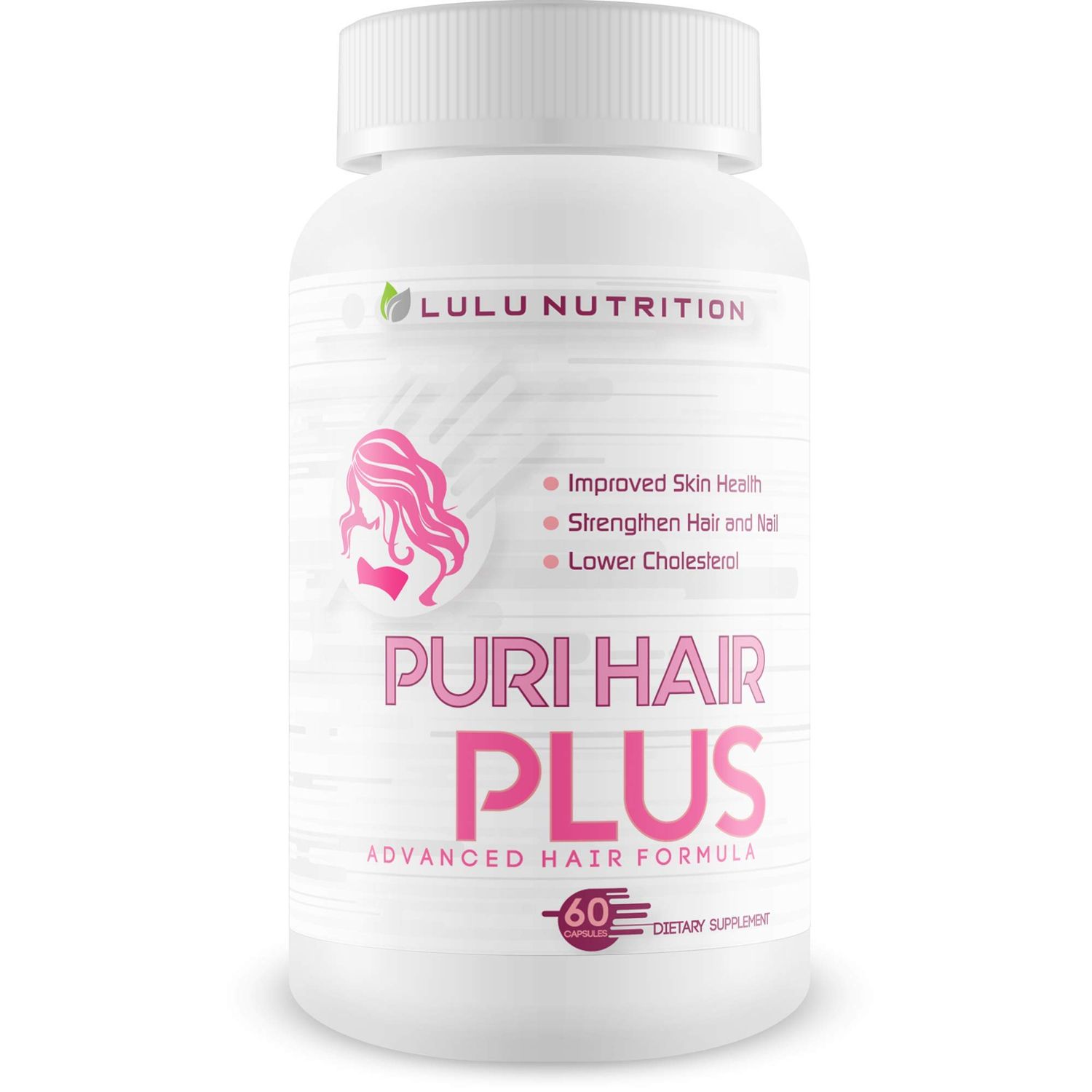 Puri Hair Plus Advanced Hair Formula - Re-Grow Strengthen Hair and Nails with These Hair Skin and Nails Vitamins - Puri Hair Vitamins for Puri Hair Growth - Improve Skin Health - Puri Hair Regrowth