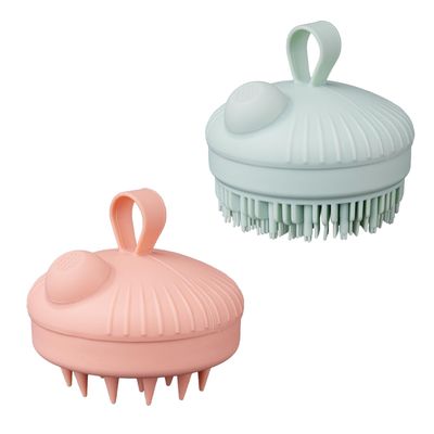 2Pcs Scalp Massager Shampoo Brush, XJMWXHFC Scalp Scrubber with Soft Silicone Bristles, Head Massager Scalp for Hair Growth, Scalp Massage Tool for All Hair Types, Head Scrubber for Men Women