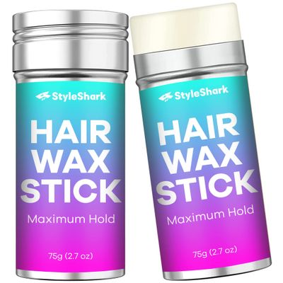 KMEIVOL Slick Hair Wax Stick (2 Count), Gel Stick for Hair Wig (2.7 Ounce2) Hair Styling Products