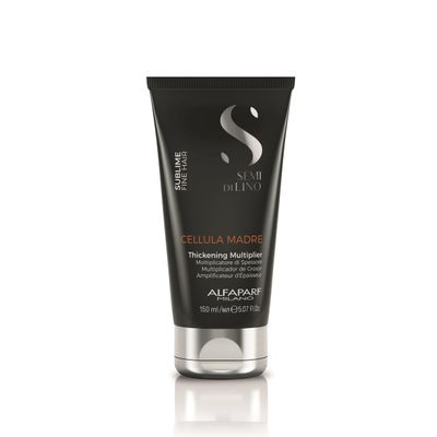 Alfaparf Milano Cellula Madre Hair Thickening Multiplier - Healthy, Shiny Hair Volume, Body Thickness - Combine with Semi di Lino Beauty Genesis Vials as a Hair Volumizer for Fine Hair (5.07 fl oz)
