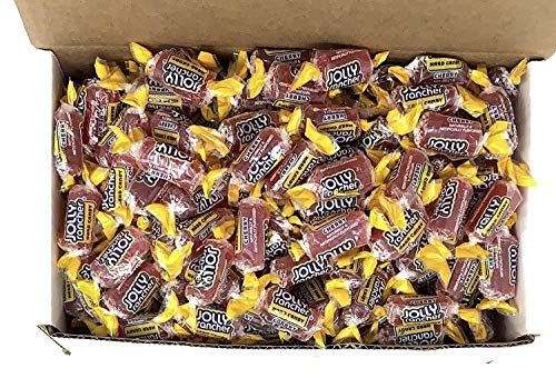 SECRET CANDY SHOP Jolly Rancher Hard Candy Bulk in Box (Individually Wrapped) (Cherry, 8oz)