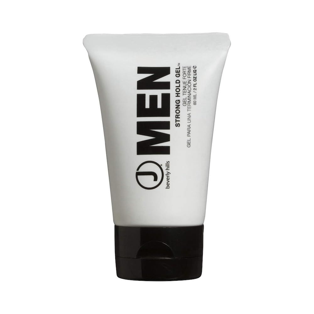 J Beverly Hills Men&#39;s Strong Hold Hair Gel with Aloe Vera for Promoting Hair Growth, (2 Oz, 4 Oz)