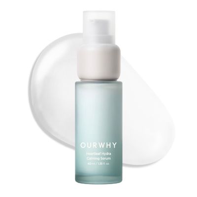 OURWHY Heartleaf Hydra Calming Serum (1.35fl oz) - Soothing Hydrating Serum for Sensitive Skin. With Heartleaf Extract, Hyaluronic Acid Panthenol