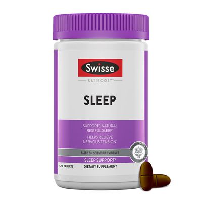 Swisse Sleep Valerian Root Capsules Valerian Root Extract Magnesium Licorice Hops Melatonin Free Herbal Sleep Supplement Helps Relieve Nervous Tension 120 Tablets