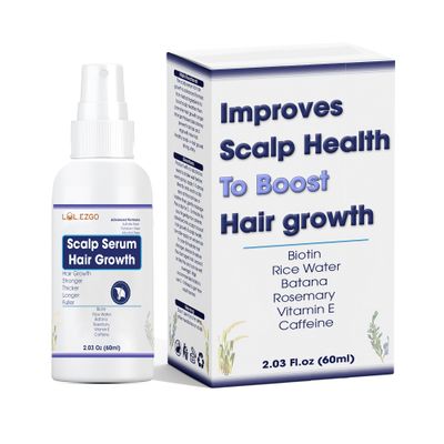 Dry Scalp Serum for Hair Growth - Improves Scalp Health to Promote Hair Grow Longer Thicker Stronger Fuller Shinier, Hair Scalp Oils for Hair Growth Non-greasy, No Sticky Residue.