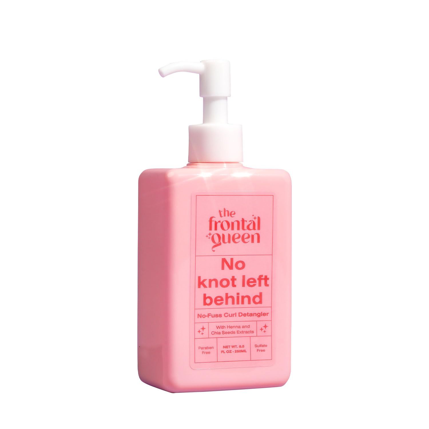 The Frontal Queen Curl Detangler, Moisturizing Curl Softener and Knot Remover - Frizz-Free, Smooth Curls Mist for Lightweight Effortless Enhancement - 8.5 Fl oz