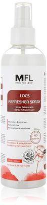 MFL MADE FOR LOCS Vegan Rose Water Refresher Spray, 8 oz - Locs Moisturizer, Locs Deodorizer, Amazing Scents (Rose)