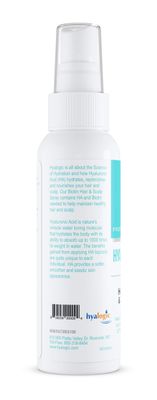 Hyalogic Biotin Hair Growth Spray with Hyaluronic Acid - Professional Hair Product for Thinning Hair - Healthy Scalp Hydration, Non-Greasy, Volumizing Hair Product (4 Fl oz)