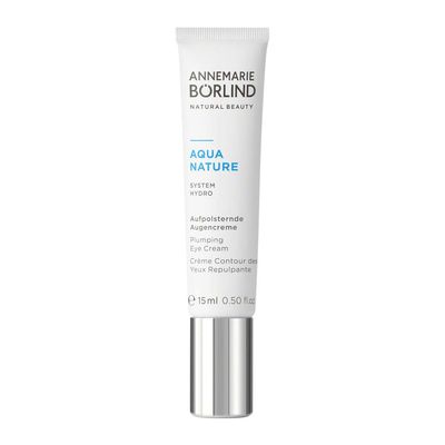 ANNEMARIE BRLIND - AQUANATURE Plumping Eye Cream - Botanical Extracts for Wrinkles and Hydration - Moisturizing, Regenerating, Plumping - 0.50 Fl Oz