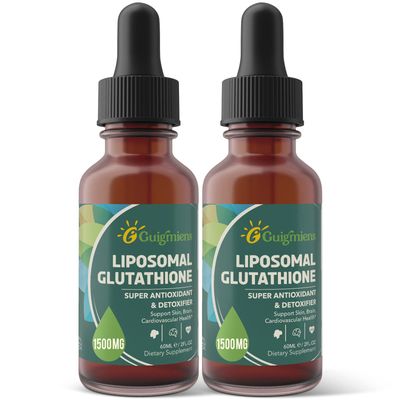 Liposomal Glutathione, Superior Absorption, Liquid Glutathione Supplement, Powerful Antioxidant, Liver Detox, Immune Enhancer, Soy-Free, Non-GMO, Vegan Gluten Fre, 4 fl.oz,1500 mg