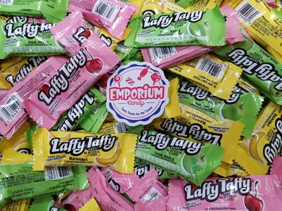 Cherry Banana Sour Apple Taffy - 2 lbs of Fresh Delicious Assorted Bulk Wrapped Candy