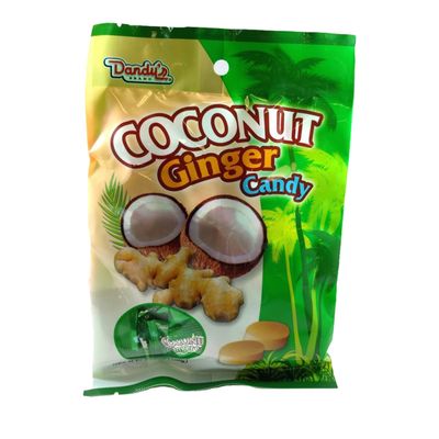 Coconut Ginger Candy 3.5oz (pack of 1, green)