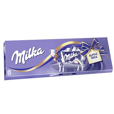Milka Alpine Milk Chocolate Bar 270G (Pack of 1)