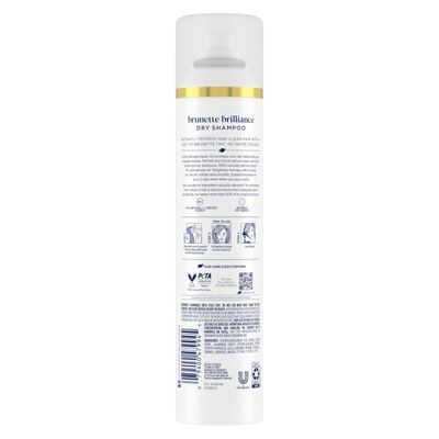 Dove Advanced Dry Shampoo Brunette Brillance Refresh Revive Hair Without Water Refresh Hair with a Hint of Brunette Tint 7.3 oz