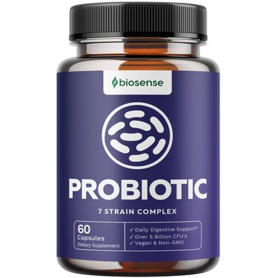 Probiotics and Prebiotics Gut Health Supplements - Advanced Acidophilus Probiotic Supplement for Upset Stomach Relief pH Balance and Digestive Support - Daily Probiotic Immune Support Supplement