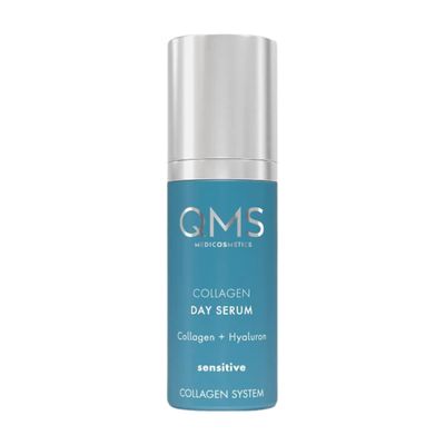 QMS Medicosmetics Collagen Day Serum for Sensitive Skin - Anti-Aging Skin Care Instantly Reduces Fine Lines Minimizes the Appearance of Wrinkles with a CollagenHyaluronic Acid Complex - 1.01 oz
