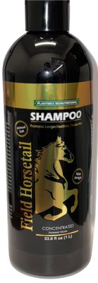 vidaherbal Shampoo de Caballo Negro (1 liter Bottle) Promotes Longer, Healthy And Beautiful Hair (For Dark to Black Colored Hair) FIELD HORSETAIL Concentrated Without SALT