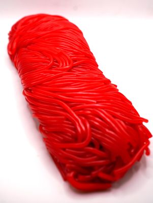 Strawberry Licorice Laces - 2 lbs of Fresh Thin Shoestring Soft and Chewy Laces in Resealable Bag