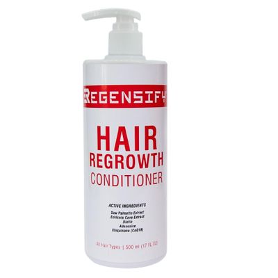 REGENSIFY Hair Regrowth Conditioner 500 ml (17 FL Oz) Adenosine and Coenzyme Q10 Conditioner with Biotin DHT Blockers