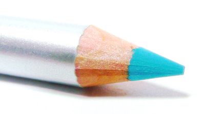 Pure Ziva Bright Azul Teal Turquoise Vibrant Light Sky Blue Wood Eyeliner Pencil, HD Professional Eye Liner Smudge Proof Long Lasting No Animal Testing Cruelty Free