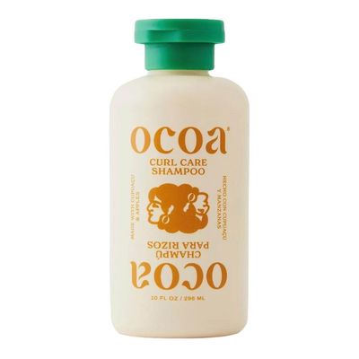 OCOA Curl Care Shampoo - Sulfate-Free Apple, Cupuau Butter Apple Cider Vinegar Shampoo for Curly Wavy Hair, 10oz - Promotes Hair Growth, Moisture Retention, Healthy Scalp