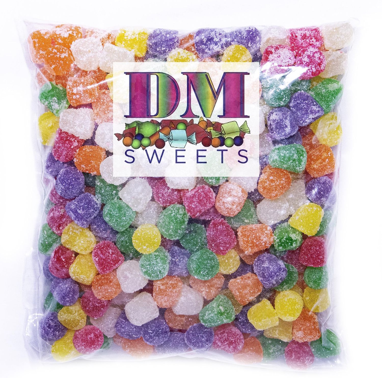 Spice Drops - 2.5 lbs of Assorted Colorful Sugar Coated Gumdrop Candy