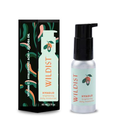 Wildist Daily Face Moisturizer Lotion for Women Men, with Vitamin C, Hyaluronic Acid, Jojoba Oil, Cruelty Free, Vegan, Hyalglo Citrus Scent, 2 Fl Oz