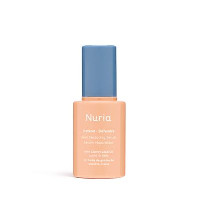 Nuria - Defend Skin Restoring Serum, Antioxidant Serum for All Skin Types, Skin Care Serum with Carrot Seed Oil, Rooibos Red Tea, and Sodium Hyaluronate, 25mL0.8 fl oz