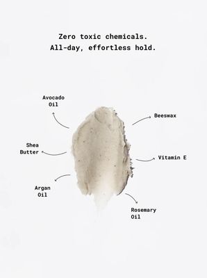 Woolly's Arctic Clay Pomade - 100 All Natural Hair-Healthy Ingredients. All day, flexible hold. Easy washout. Low Shine, Natural Finish.