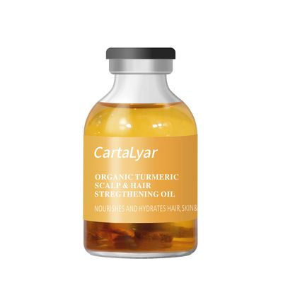 Turmeric Scalp Hair Stregthening Oil, Deep Conditioning Hair Serum,Helps Smooth and Repair Damaged Hair,Eliminates Frizz and Restores Shine,Promotes Thicker Natural Hair(1.76Oz)
