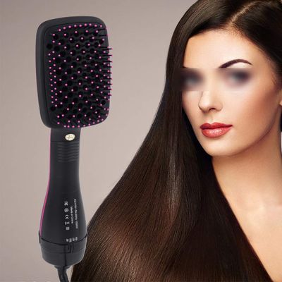 Sonew 2 in 1 Hair Dryer Brush Straightener Brush, One-Step Hair Dryer and Styler, Negative Ion Blow Dryer Brush, Hot Air Brush Detangles, Dries, Smooths, Reduce Frizz Static