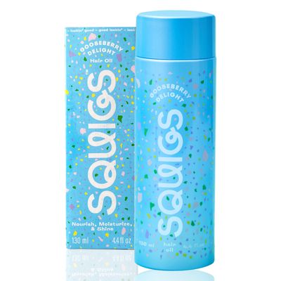 Squigs Gooseberry Delight Hair Oils - Pre-wash Hair Oil for Damaged Hair and Dry Scalp - Ayurvedic Treatment with Coconut, Castor Oil and Amla For Hydration - Non-Toxic Paraben Free - 130 ml