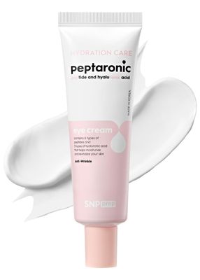 K Beauty Snp Peptaronic Eye Cream Peptide and Hyaluronic Acid Eye Cream Under Eye Cream for Dark Circles Eye Repair Cream Korean Skin Care Puffy Eyes Treatment 1.69 Fl Oz
